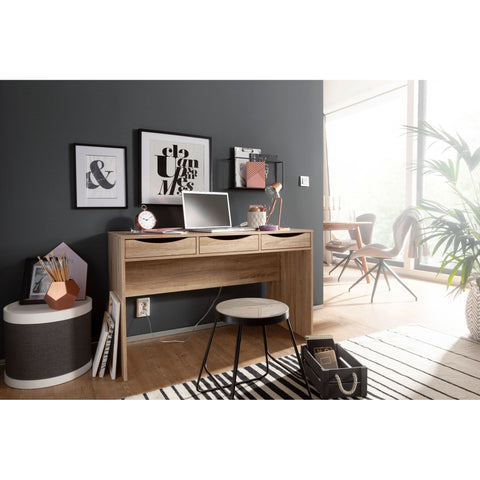 Rootz Desk - Office Table - Computer Table - Laptop Table - Youth Desk - Oak - Sonoma