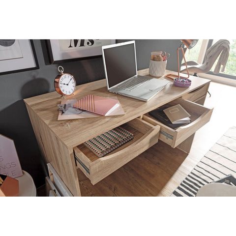 Rootz Desk - Office Table - Computer Table - Laptop Table - Youth Desk - Oak - Sonoma