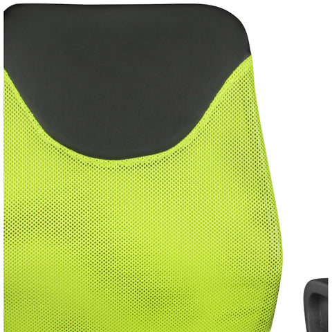 Rootz Office Chair for Children - Swivel Chair - Youth - Mesh - Plastic - Green - Black
