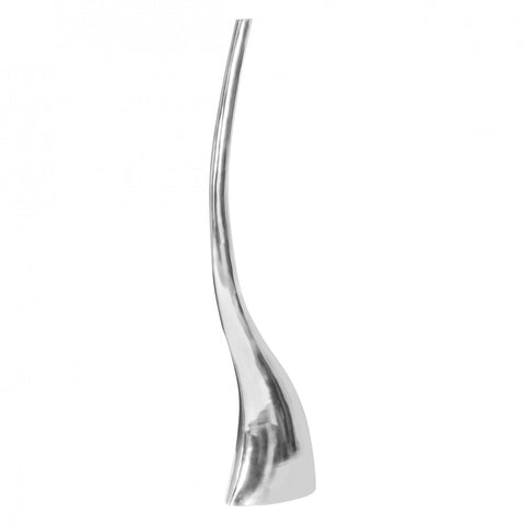 Rootz Aluminum Vase - Curved Shape - 124 cm Tall Standing Vase - Modern Design Decoration - XL