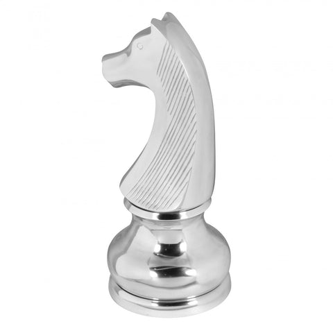 Rootz Decorative Pawn - Large Polished Aluminum Decoration - 60 cm Statue Sculpture - Modern XXL Aluminum Figurine