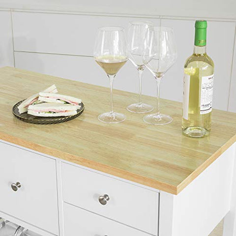 Rootz Keukentrolley Keukenopbergwagen met 5 lades en opbergplank