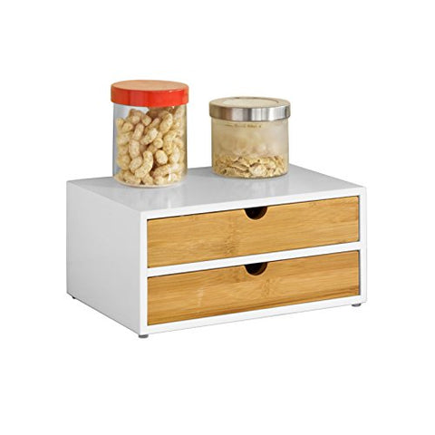 Rootz Koffiezetapparaat Stand &amp; Koffiepad Capsule Theezakjes Box Houder Organizer met 2 Laden