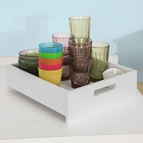 Rootz Keukentrolley Keukenopbergwagen met 3 laden en verwijderbaar dienblad