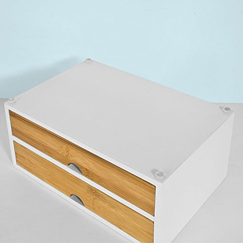 Rootz Koffiezetapparaat Stand &amp; Koffiepad Capsule Theezakjes Box Houder Organizer met 2 Laden