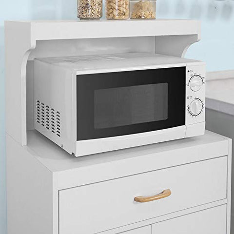 Rootz Keukenopbergwagen - Magnetronplank - Opbergkast Kast Dressoir op Wielen