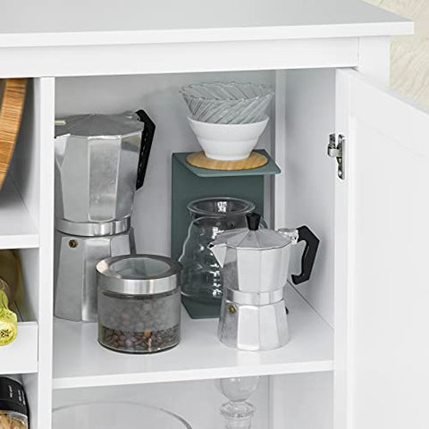 Rootz Keukentrolley - Kar Opbergwagen - Serveerwagen - Keukenkast met Wijnrek