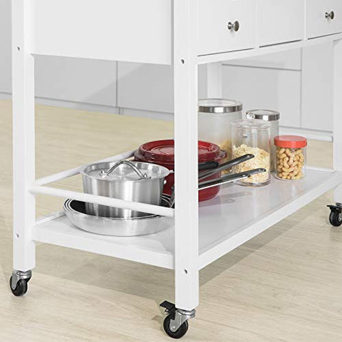 Rootz Keukentrolley Keukenopbergwagen met 5 lades en opbergplank