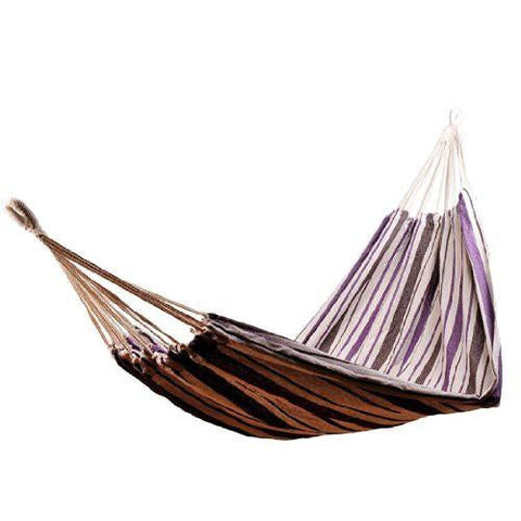 Rootz Hammock - Multiple Persons - 210 x 150 cm - Up to 210 kg - Purple - White