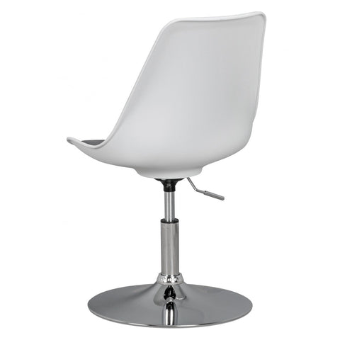 Rootz Armchair - Swivel armchair - Waiting room chair - Dining room chair - Visitor chair - Swivel chair - Fabric - White/Grey