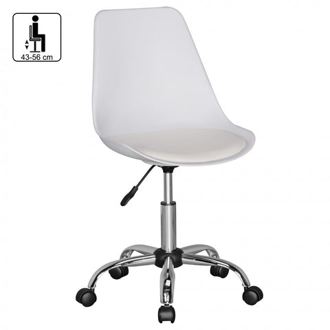 Rootz Office chair - Executive chair - Meeting chair - Swivel chair - Waiting room chair - On wheels - White/Green
