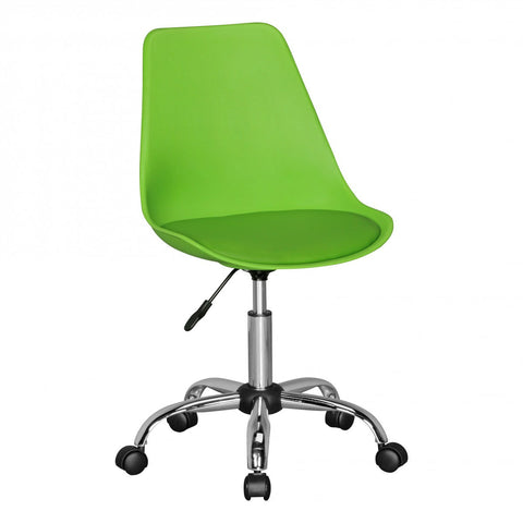 Rootz Office chair - Executive chair - Meeting chair - Swivel chair - Waiting room chair - On wheels - White/Green