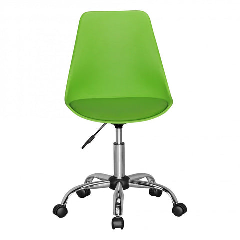 Rootz Office chair - Executive chair - Meeting chair - Swivel chair - Waiting room chair - On wheels - White/Green