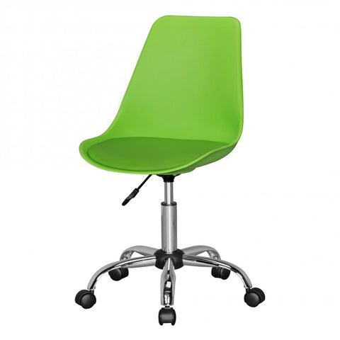 Rootz Office chair - Executive chair - Meeting chair - Swivel chair - Waiting room chair - On wheels - White/Green