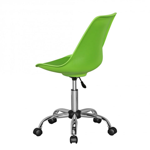 Rootz Office chair - Executive chair - Meeting chair - Swivel chair - Waiting room chair - On wheels - White/Green
