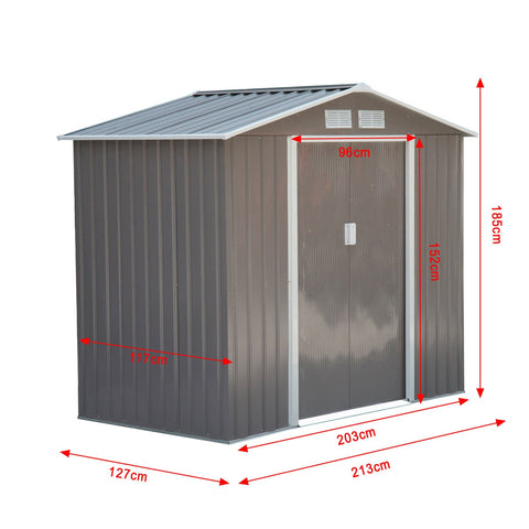 Rootz Tool shed - Garden house - Hut - Storage - Metal - PP
