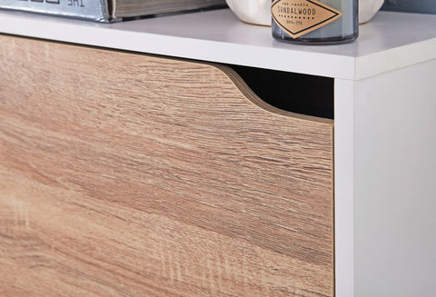 Rootz Shoe Cabinet -  4-Compartment - Folding Shoe Dresser - Modern Shoe Rack for 24 Pairs - Shoe Organizer with Tipper Design - 150 cm