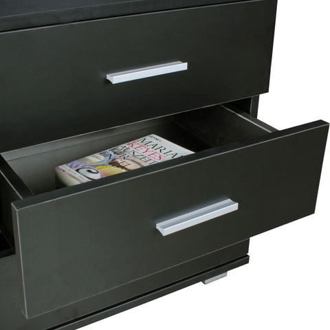 Rootz Nachtkastje - Nachtkastje - Console - Ladekast - Kast - Ladekast - 3 lades - 45 x 54 x 34 cm (BxHxD)