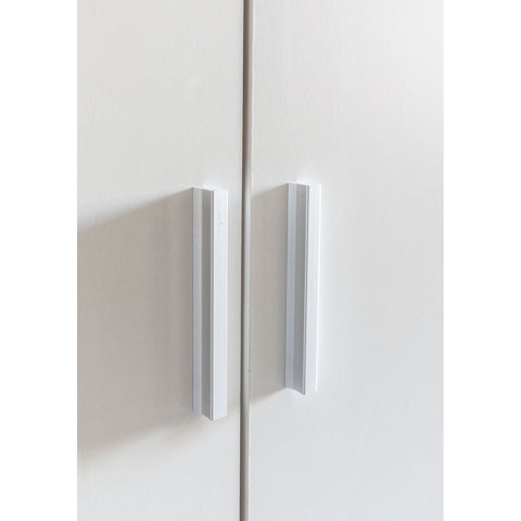 Rootz Shoe Cabinet - Approximately 14 Pairs - Shoes Organizer - Shoe Rack - White - Doors