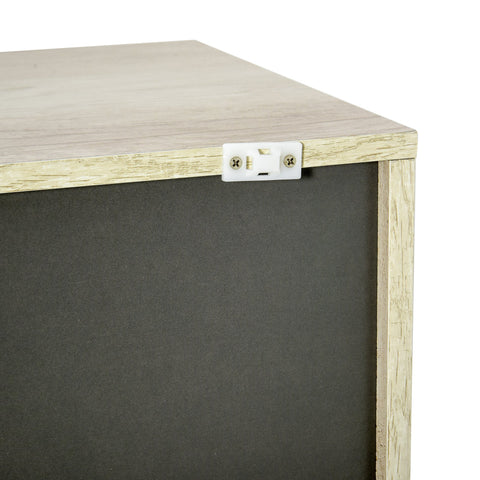 Rootz Bookcase - Filing Cabinet - Standing Cabinet - MDF - Dark Gray - 80 x 40 x 120 cm