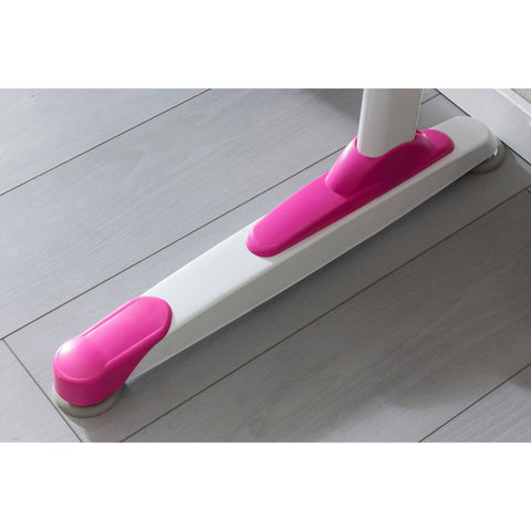 Rootz Utiwa Children's Desk - Desk - Work Desk - Children's Table - Work Table - Standing Desk - Pink/Blue - Adjustable Height - 119x67 cm