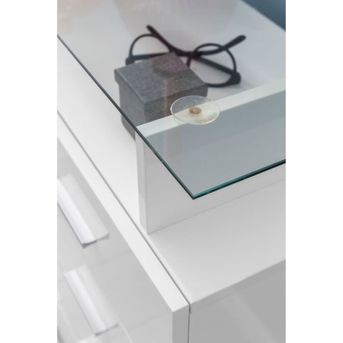 Rootz Chest of Drawers - Sideboard - Hallway Cabinet - Storage Cabinet - Cabinet with Drawers - White - 3 Drawers