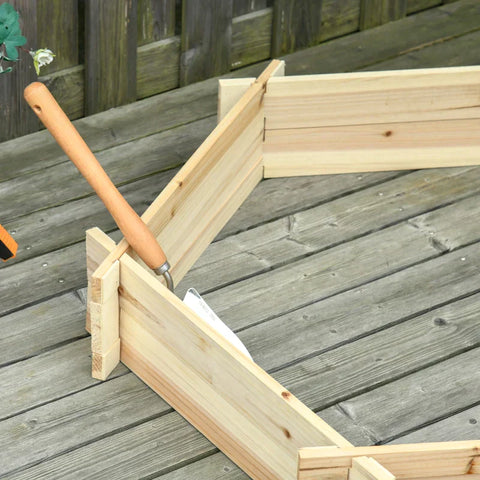 Rootz Verhoogd Bed - Tuinbed - Tuinbed Planter - Bloembak - Hout - 100cm x 92cm x 16cm