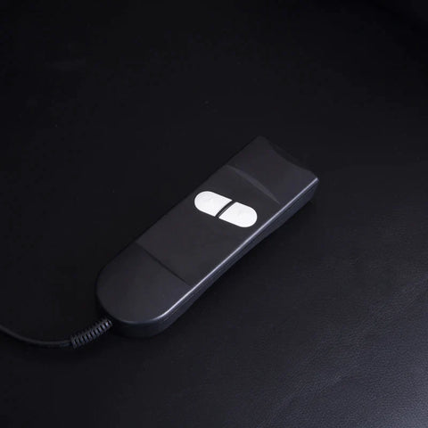 Rootz Massage Chair - Stand-up Aid - Tv Armchair - Thick - Soft Padded - Relaxation Chair - Including Remote Control - Faux Leather - Black -  82L x 96W x 107H cm