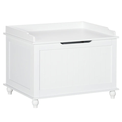 Rootz Litter Box - Cat Litter Box - Cupboard with Storage - Hinged Lid - White - 74 x 52 x 55cm
