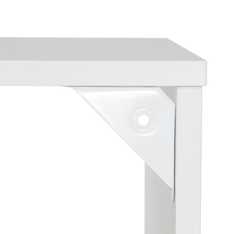 Rootz Wall Shelf - Floating Shelf - Bookcase - Modern Wall Storage - Wall-mounted - Living Room Wall Shelf - Chipboard - White - 60x25x60cm