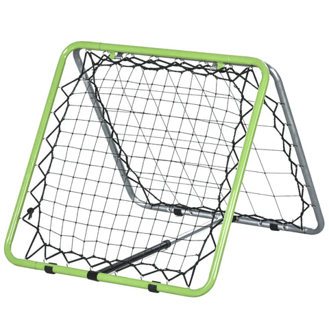 Rootz Rebounder Net - Adjustable Rebounder Net - Training Goal Set - Rebound Wall Net - Green/Black - 75 x 75 x 64 cm