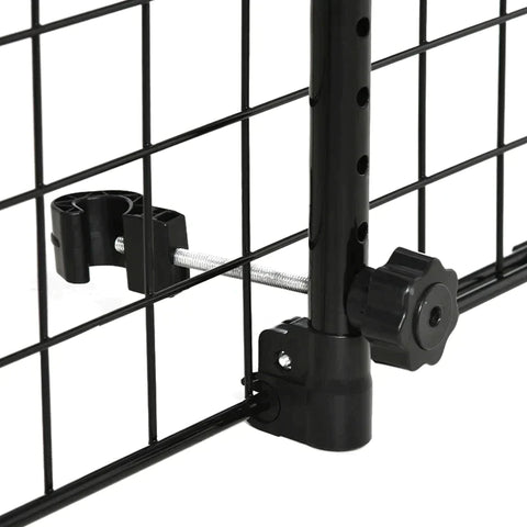 Rootz Dog Guard - Car Universal - Adjustable Trunk Grid Divider - Metal - Black - (91-152) x 30 cm