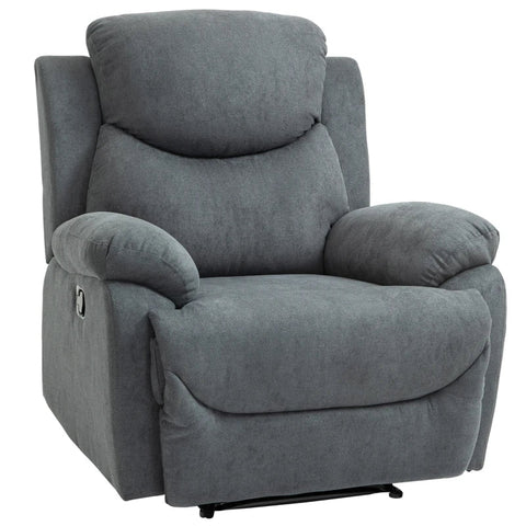 Rootz Armchair - Relax Chair - Recliner - Sofa Lounger - Single Sofa Lounger - TV Armchair - Grey - 97 x 96 x 105.5 cm