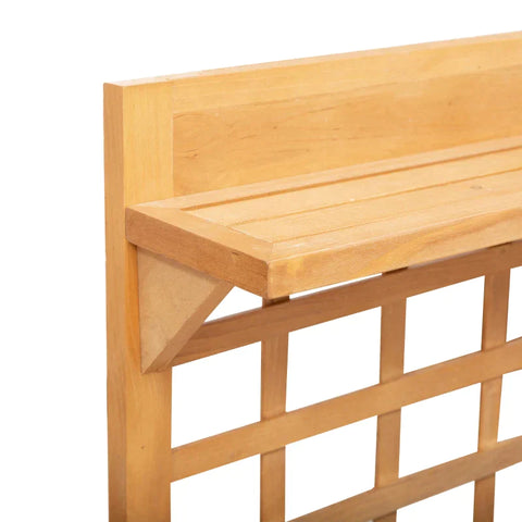 Rootz Raised Bed - Plant Table - Flower Table - Work Table - Gardening Table - Wooden Plant Table - Garden - Balcony - Brown - 105 x 40 x 135 cm