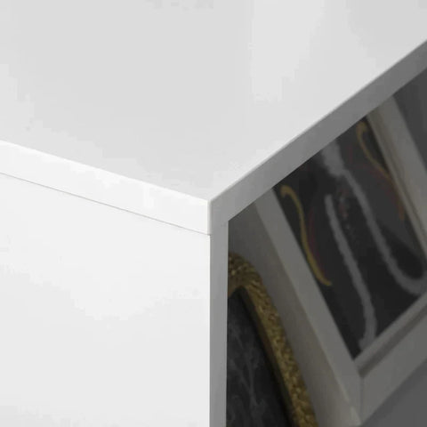 Rootz Printer Stand - Printerkast - 6 Planken - 4 Wielen - Wit - 60cm × 40cm × 75.8cm