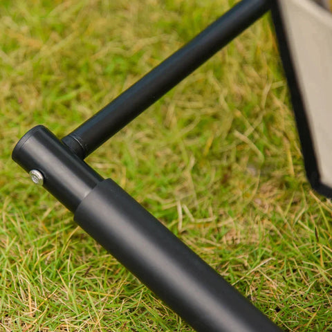 Rootz Rocking Chair - Sun Lounger - Garden Lounger - Beach Lounger - Beige - 150 x 62 x 88 cm