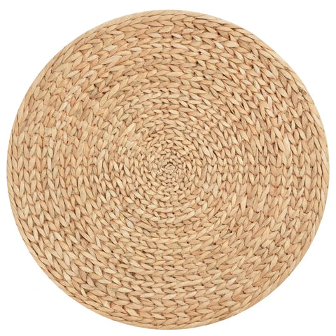 Rootz Footstool - Footrest Stool - Storage Box - Stool With Storage Space - Removable Lid - Khaki - Ø43 X 43 cm