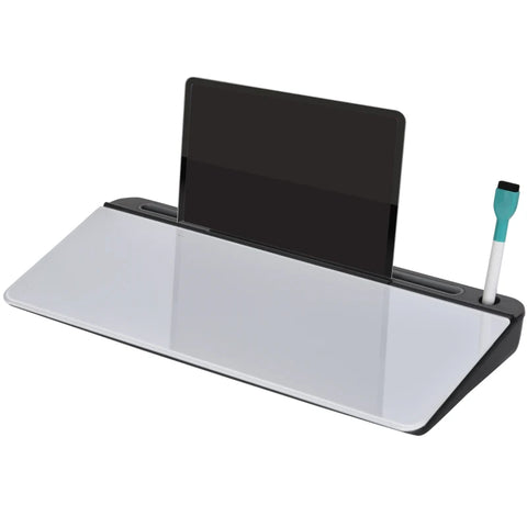 Rootz Desk Organizer - Tablet Desk Organizer - Stand Desk Organizer - Wit/Zwart - 45.3 X 20.5 X 5.3 Cm