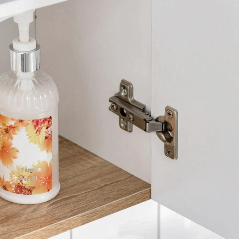 Rootz Spiegelschrank – Badezimmerschrank – Badezimmerspiegel – Wandschrank – Weiß – 60 x 20,5 x 75 cm