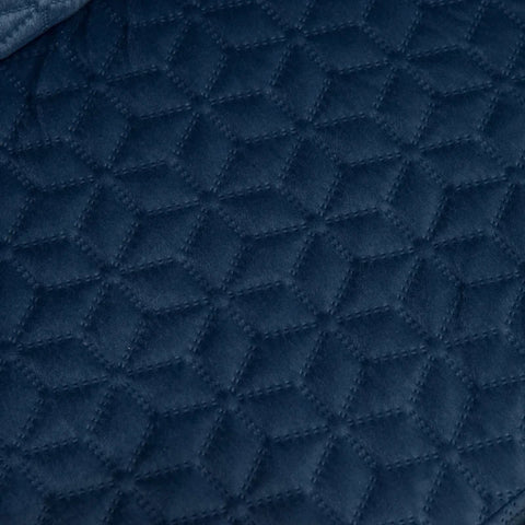 Rootz Dog Sofa - Dog Sofa with Backrest - Pet Sofa with Metal Legs - Dog Bed - Soft Cover - Cat Sofa - Metal - Blue + Gold - 63.5 x 43 x 24.5 cm