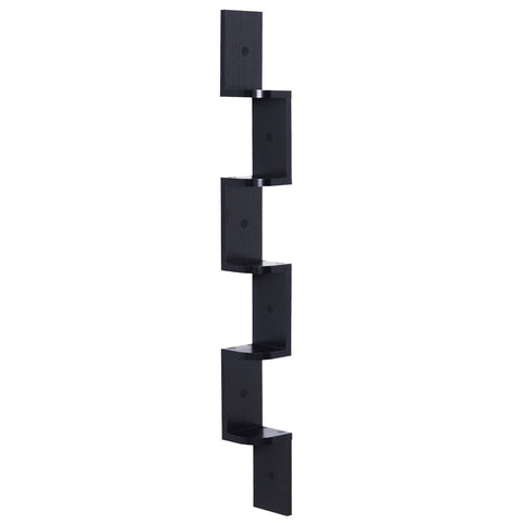 Rootz Bookcase - Wall Shelf - MDF - Hanging Shelf - Black