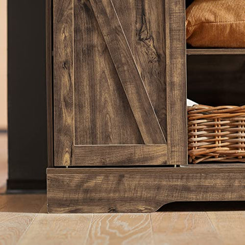 Rootz Storage Cabinet Sideboard with 2 Sliding Doors - Kitchen Dining Room Sideboard Storage Cabinet Cupboard Hall Cabinet