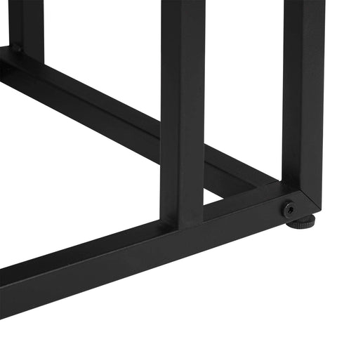 Rootz Coffee Table - Side Table - End Table - Lounge Table - Living Room Table - Accent Table - Black - 55x36x59.5cm