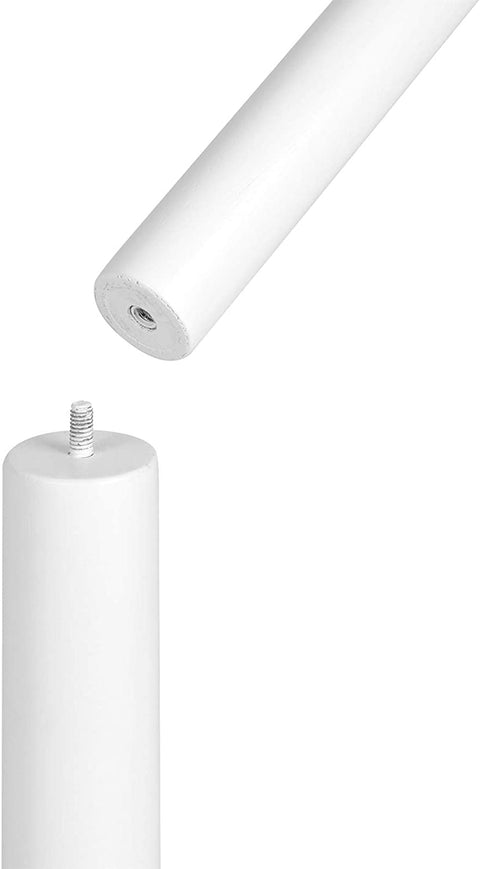 Rootz Garderobenständer – Kleiderständer – Massivholz – Baumform – 8 Haken – Weiß – Gummibaumholz – 30 x 30 x 175 cm