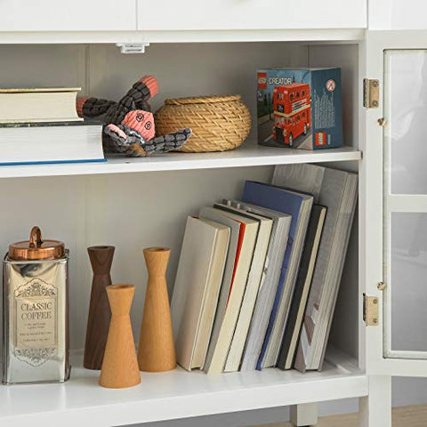 Rootz Witte Dressoir Opbergkast Kast 2 Laden 2 Deuren