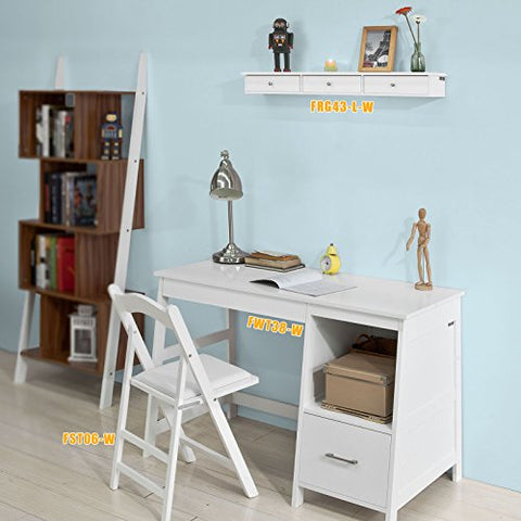 Rootz Wall Shelf Floating Shelf Wall Drawers-Wall Storage Display Unit with 3 Drawers