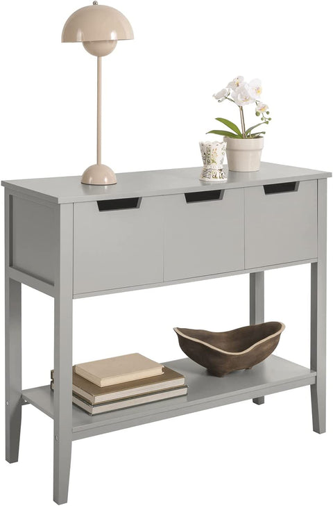 Rootz Console Table Hall - Table Side - Table End - Table Living Room - Table with 3 Drawers