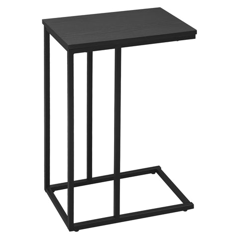 Rootz Side Table - Coffee Table - Couch Table - Sofa Table - Nightstand - Laptop Stand - Black - 45x25x63.5cm