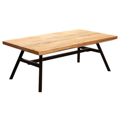 Rootz Industrial Coffee Table - Mango Wood - Coffee Table - Side Table - Coffee Tables - 110 x 60 cm