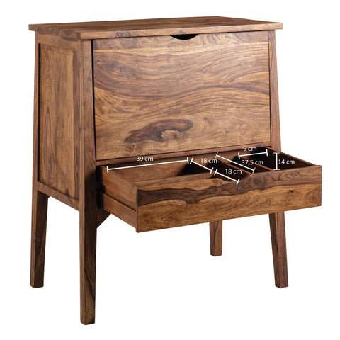 Rootz Sideboard - Buffet cabinet - Crockery cabinet - Solid Wood - Wood - 1 Drawer - 2 Doors - 90 x 56 x 107 cm